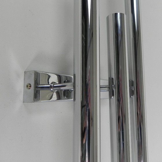 Image 1 of TeDe light wall lamp with 3 chrome cylinders, 1970s