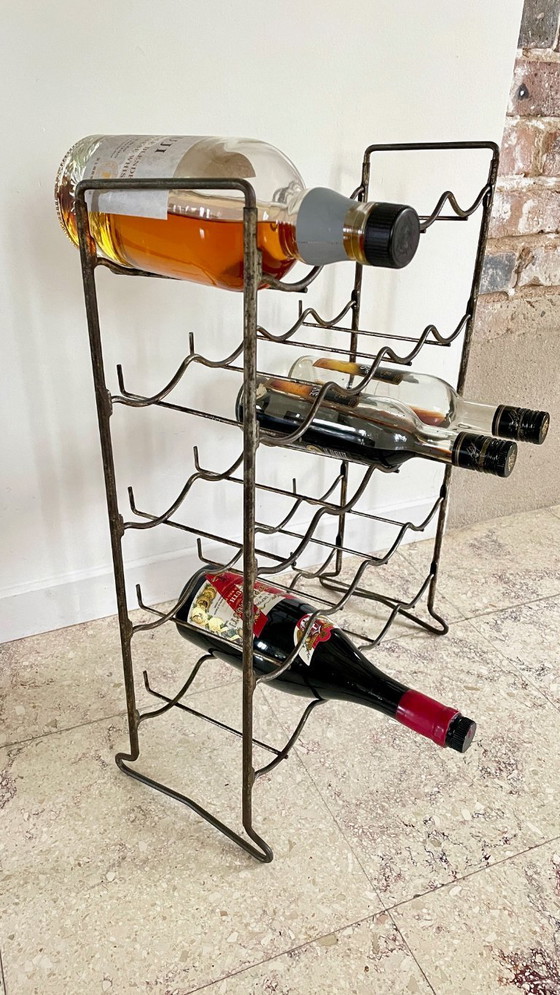 Image 1 of Portabottiglie in acciaio vintage