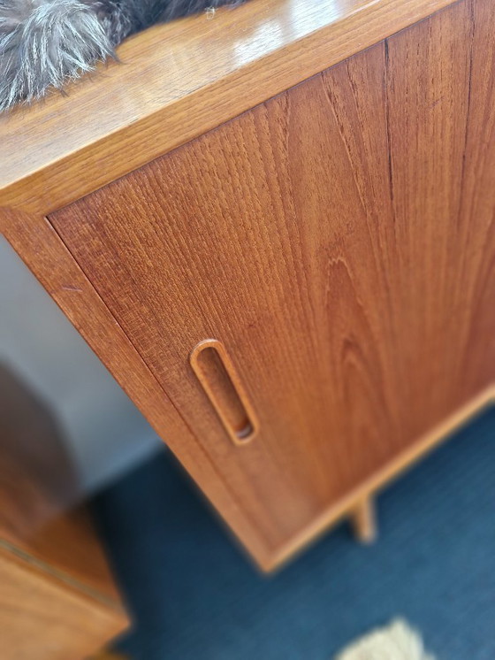 Image 1 of Vintage kast / dressoir met lade en schuifdeurtjes