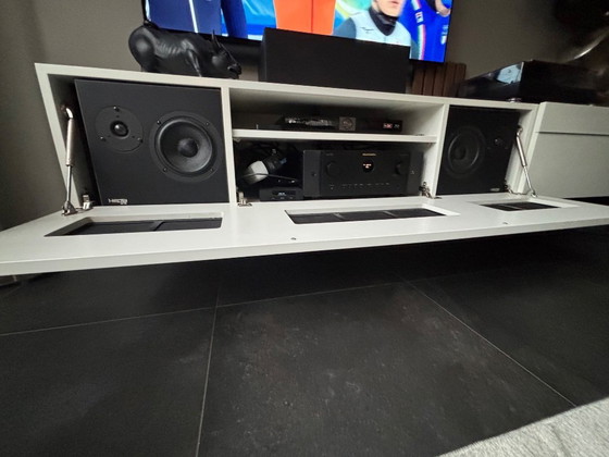 Image 1 of Meuble TV Banzbord avec enceintes Hepta et support TV