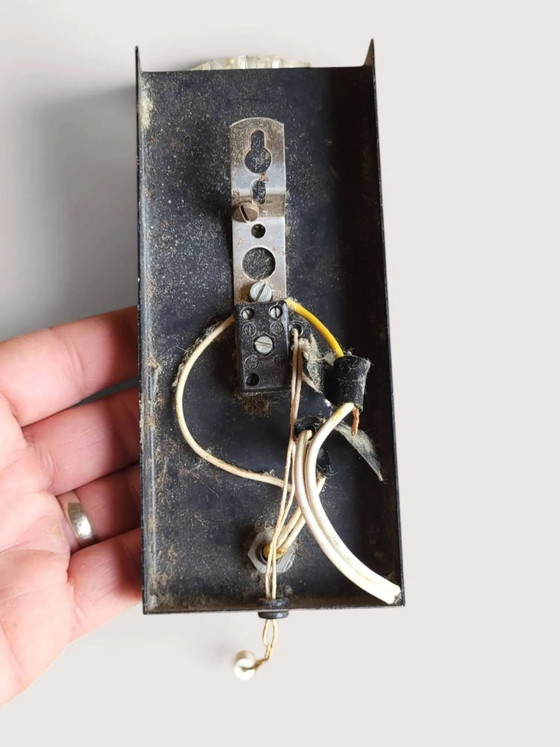 1970er Wandleuchte – Wandleuchten, Metal, Glass, Vintage (photo 7 of 7)