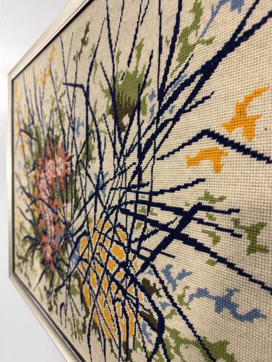 Image 1 of Tapisserie Brodée Elie Grekoff Années 60