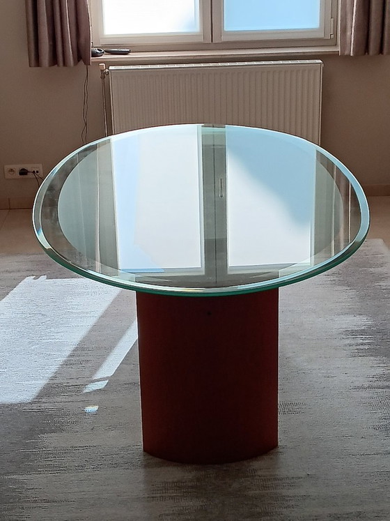 Image 1 of Evan-Meubar- -mucali eettafel met glazen blad