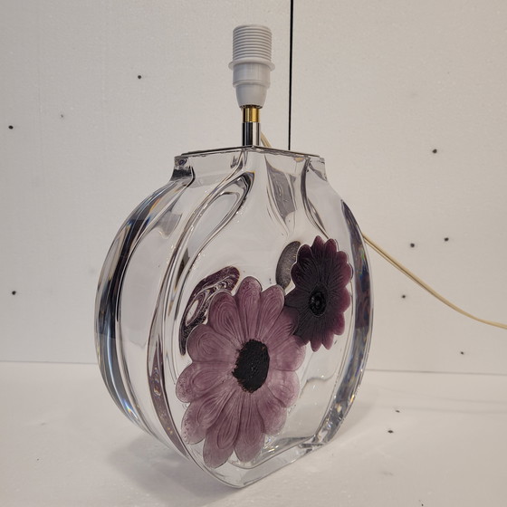 Image 1 of Lámpara de Mesa de Cristal, Daum France, Estilo Art Nouveau, 70’s – 80’s – Francia