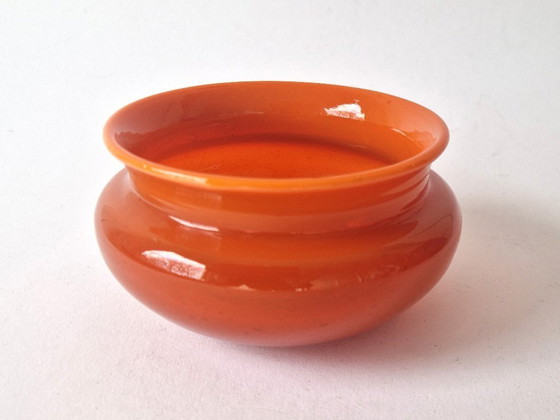 Image 1 of Kosta Boda - Cuenco naranja de Erik Höglund - Años 60 - Firmado