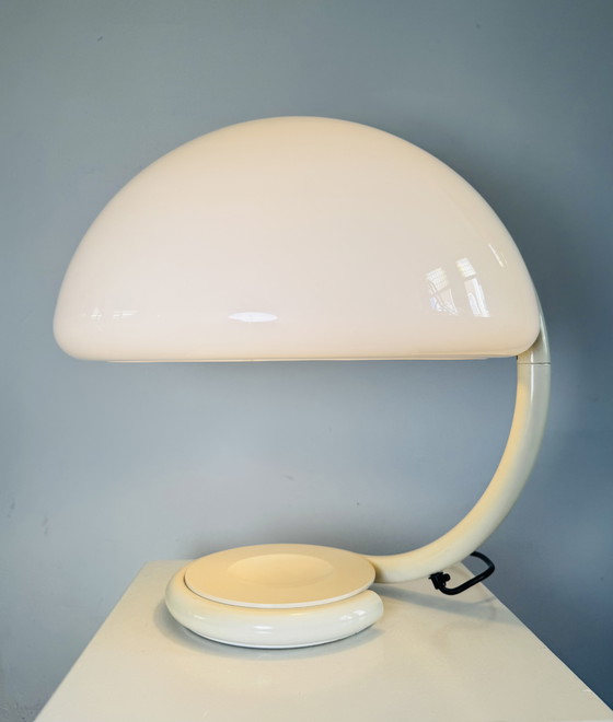 Image 1 of SERPENTE SWIVEL TABLE LAMP BY ELIO MARTINELLI FOR MARTINELLI LUCE, ITALY, 1965