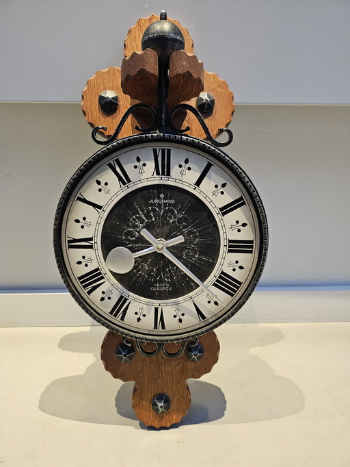 Junghans Wrought iron wall clock 369/0048