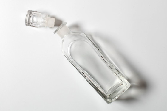 Image 1 of Kristallen whiskykaraf met stop van Luigi Bormioli uit het midden van de 20e eeuw.