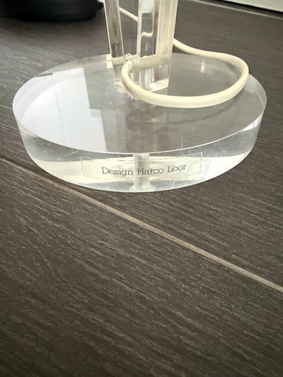 Harco Loor Design Table Lamp – Metal, Plexiglass (photo 3 of 5)
