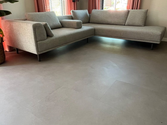 Image 1 of Eyye Dura Lounge corner sofa with decorative cushions and separate armrests