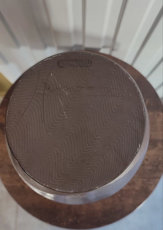 Image 1 of Grand vase en grès signé Hassan Domjean