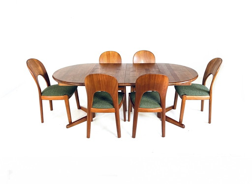 Verlengbare Deense Eettafel Massief Teak