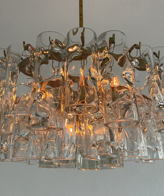 Image 1 of Suspension vintage Doria Leuchten des années 70