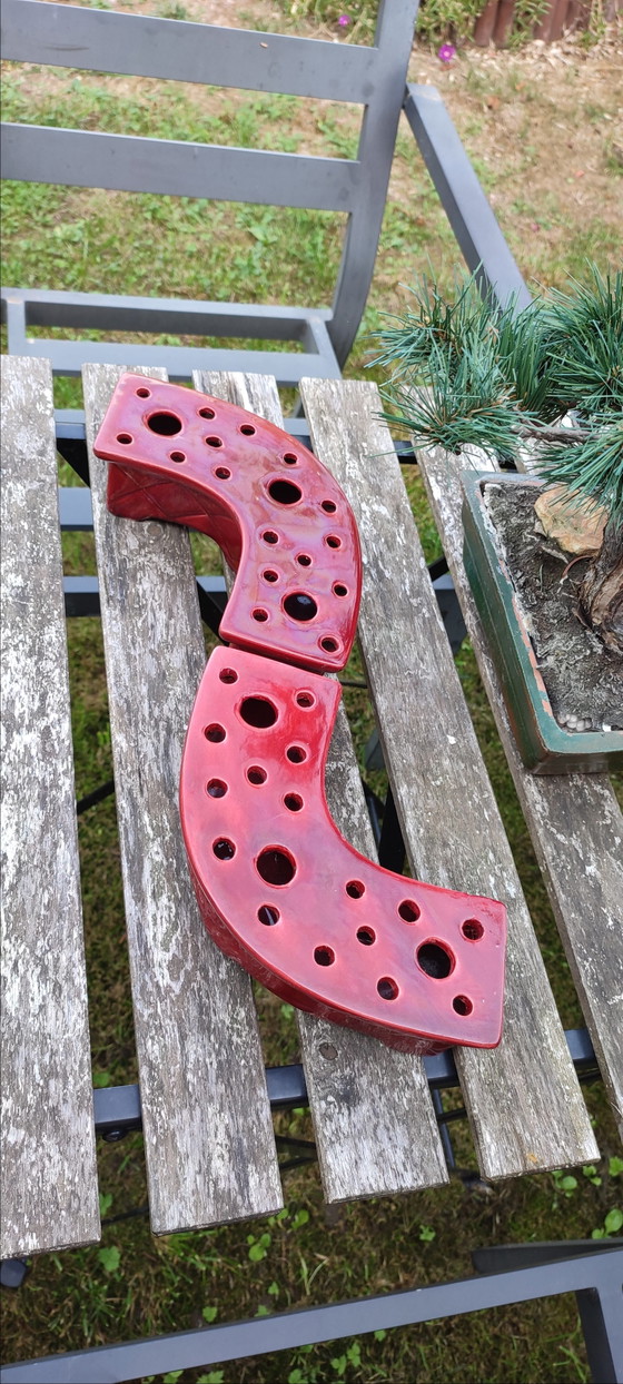 Pair of Ceramony Vallauris vintage flower frogs 1960/70 – Vallauris Ceramony, Vases, Ceramic (photo 6 of 15)