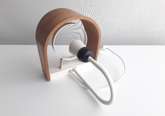 Image 1 of 1 van 2 Louis Kalff wandlampen, NX40 Philips wandlamp, matglazen mcm wandlamp