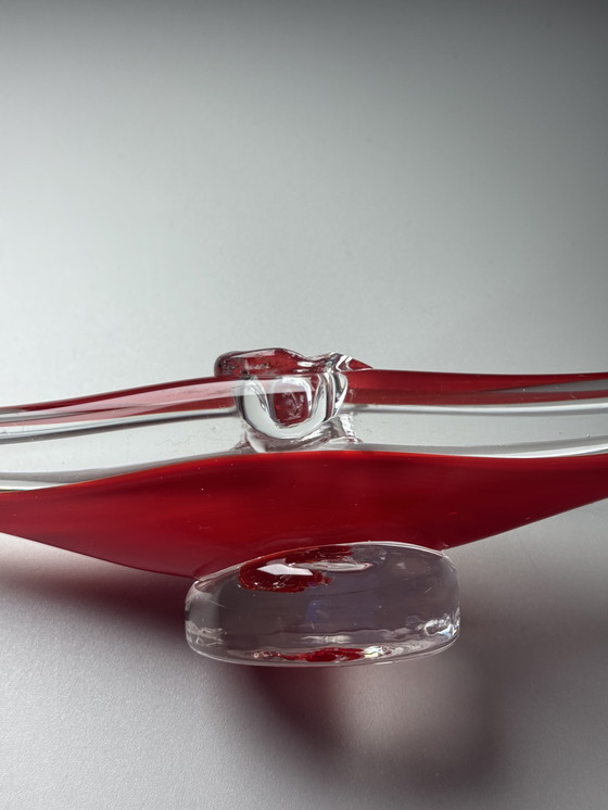 Image 1 of Murano Gondola — Glass Sculpture Ashtray, 1950-60s