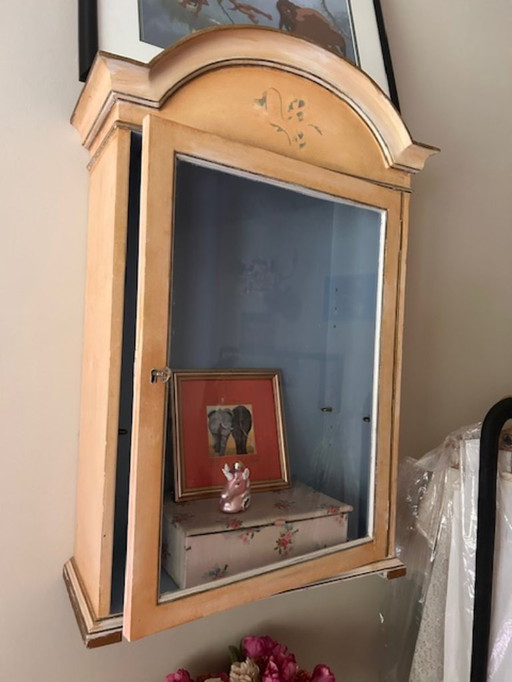 Handbemaltes Vintage-Set - Kommode & Vitrine - romantisch und einzigartig