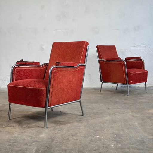 Paire de fauteuils de József Peresztegi, années 1960 – Design moderniste hongrois
