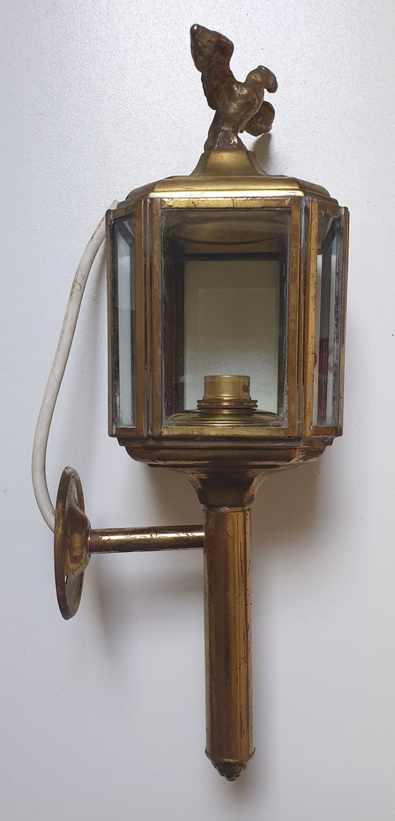 2 lanterne antiche lampade da carrozza lampade da esterno – Applique, Ottone (photo 7 of 27)