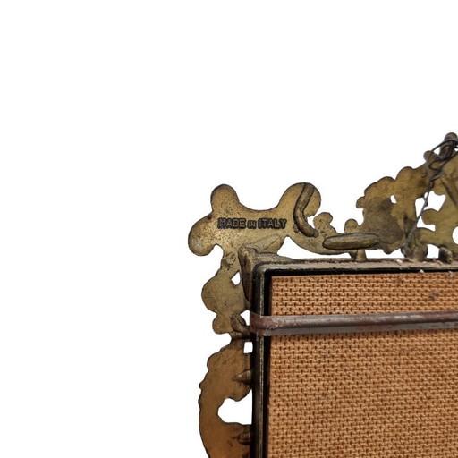 Italian brass photo frame