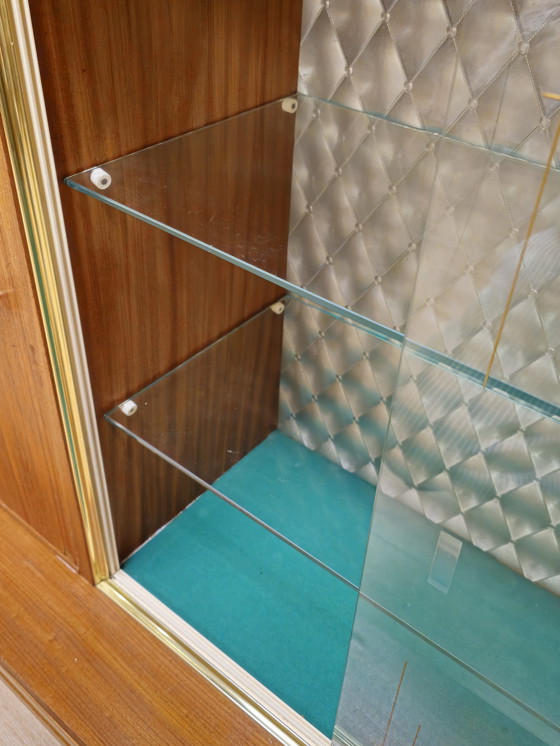 Image 1 of Buffet haut vintage en placage de teck