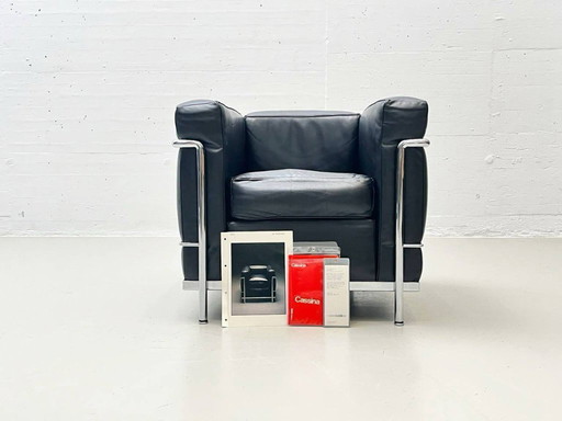 LC2 Sessel von Le Corbusier für Cassina, 1974er