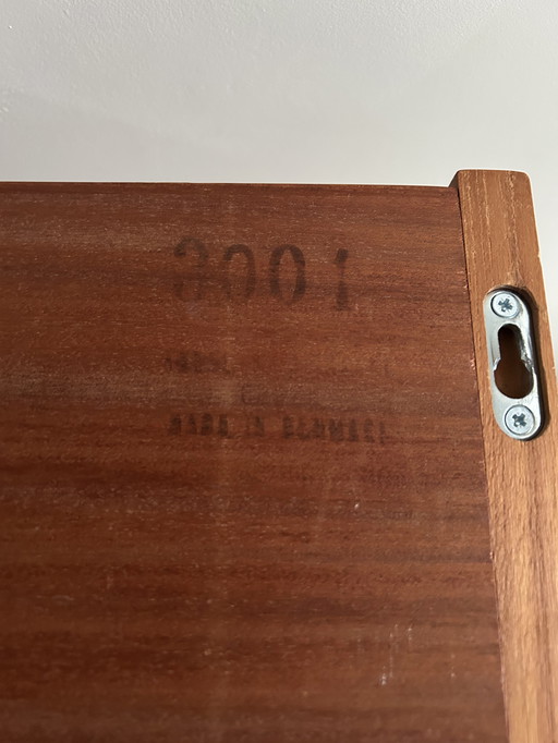 Danish vintage Aksel Kjersgaard bedside table/wall console