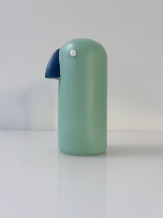 Mintgroen vogelbeeldje Scandinavisch minimalistisch design – Decoratieve objecten, Wood (photo 3 of 11)