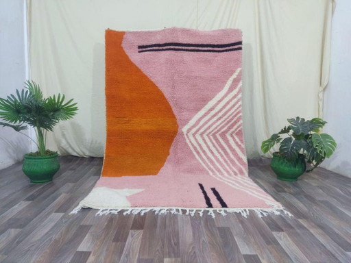 Auténtica alfombra de lana bereber de 250 cm x 150 cm.