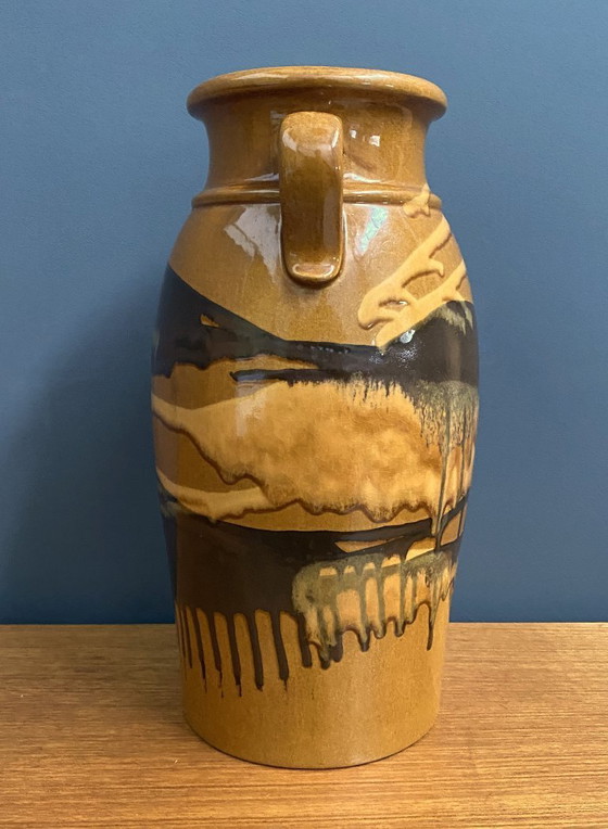 Image 1 of Xl Scheurich vase brown model 220-44 1970s