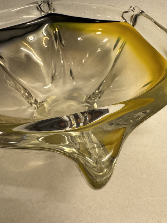 Image 1 of Signed studio glass bowl - Max Verboeket for Kristalunie Maastricht