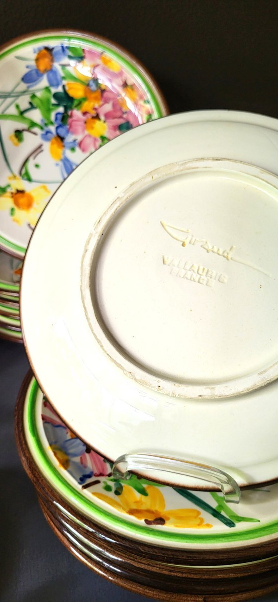 Image 1 of Tea/coffee service for 12 people, Giraud Vallauris, 50 minutes