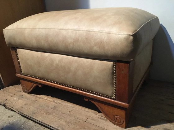 Pouf baule poggiapiedi – Poggiapiedi e pouf, Legno, Vintage (photo 4 of 10)