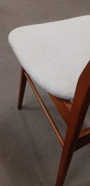 Set van 2 danish design stoelen REFURBISHED duurzame keuze!