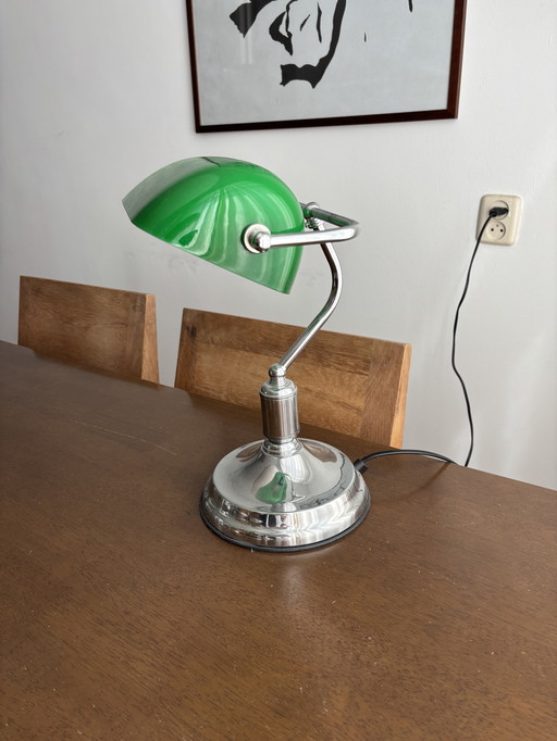 Vintage banker lamp 