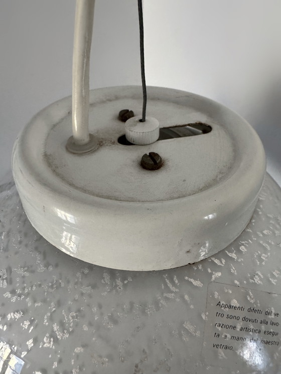 Image 1 of Murano glass flower pendant light, 1970s