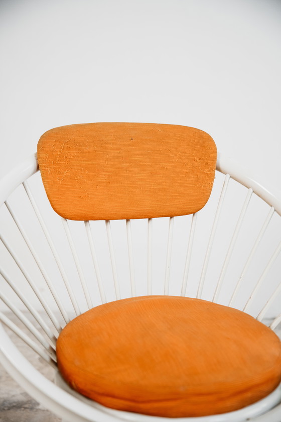 Image 1 of Yngve Ekström Mod.Circle Coppia di Poltroncine Design Scandinavo Anni ‘60