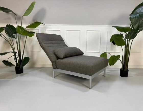 Image 1 of Rolf Benz Plura Fabric Grey Designer Sofa + Armchair