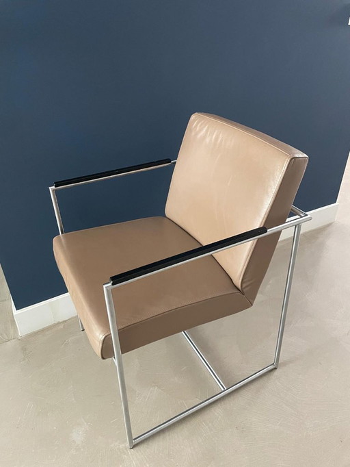 4 original Harvink dining chairs taupe
