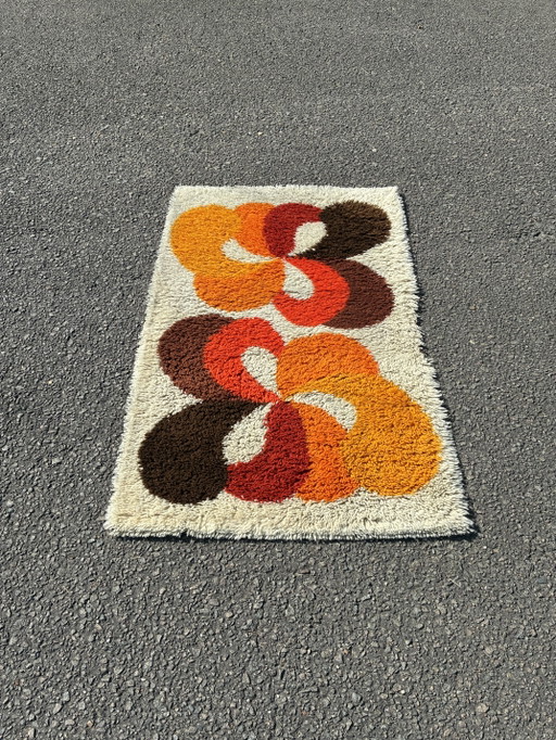 Vintage Desso Carpet Space Age Shaggy – vloerkleden en tapijten, Textile