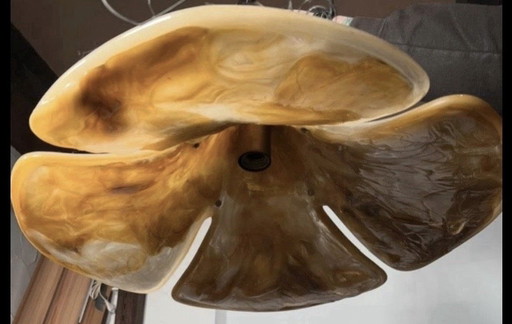 Grande lampada da soffitto o a sospensione Cosack del 1960 – hanglampen, Metal, Plastic (photo 2 of 5)