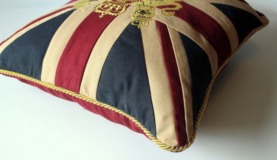Image 1 of Union Jack design accent cushion - Flag cushion With inner cushion