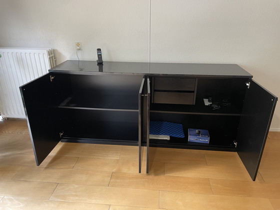 Image 1 of Dressoir zwart granieten blad