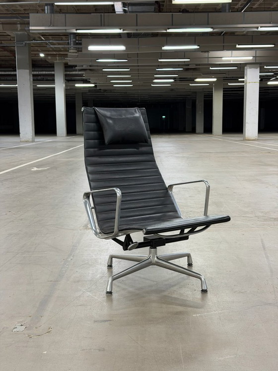 Image 1 of Vitra Eames EA124 | Black Leather