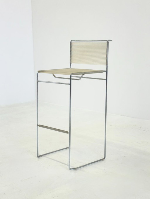 Italian design Flyline bar stool by Giandomenico Belott