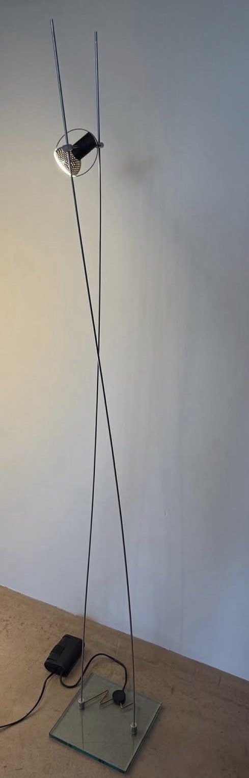 Tobias Grau LUJA Floor lights from 1987 – rvs, Glass (photo 7 of 7)