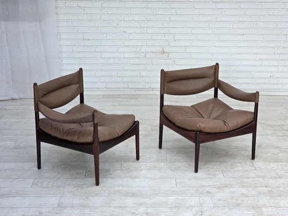 Jaren 70, Deens Design van Kristian Vedel, Modulaire bank, Model Modus. – Modulaire banken, Wood (photo 22 of 25)