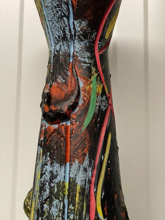 Image 1 of Un vaso vintage colorato extra large