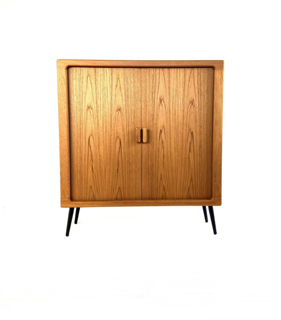 Image 1 of Vintage teak highboard, Silkenborg Møbelfabrik '80