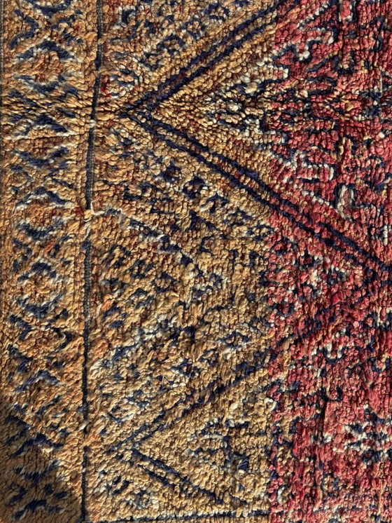 Image 1 of Vintage Moroccan Boujad Rug 200 x 350 cm – Rare Collector’s Piece – Handwoven Wool Carpet – Perfect Condition